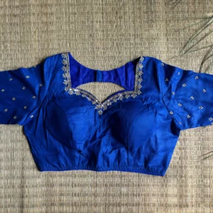 Royal Blue Ari Work Blouse